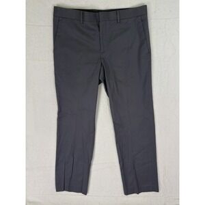 Express Pants Mens 33x30 Gray Producer Straight Leg Regular Fit Flat Front
